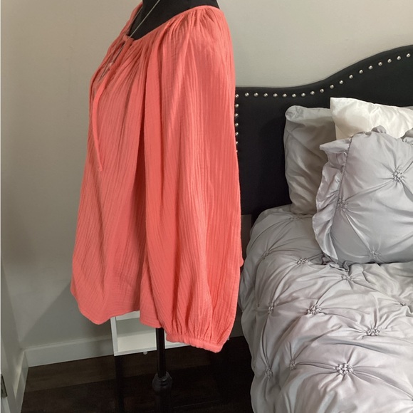 EUC - Coral Gauze Blouse - Size XXL - Wore a Few Times Only!!!! - Picture 7 of 8
